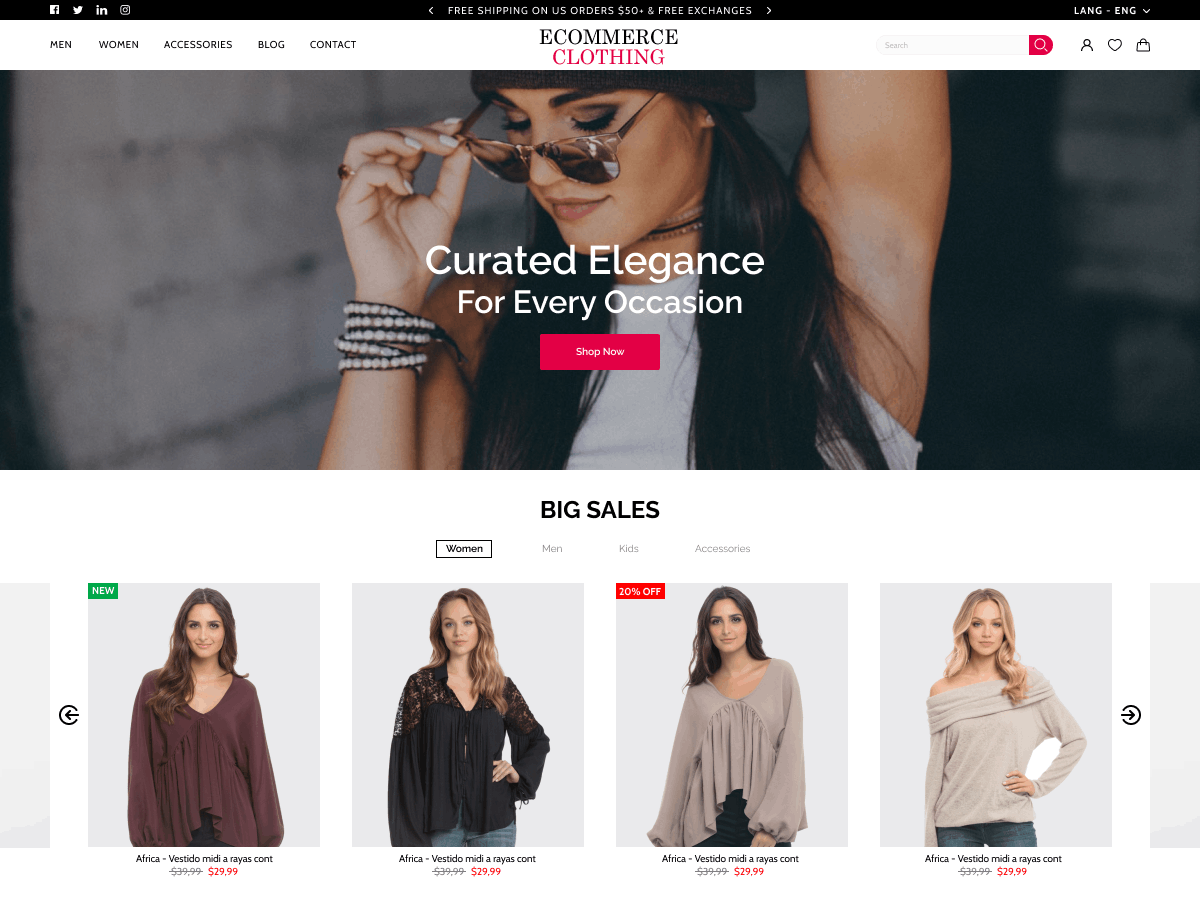 Ecommerce Clothing